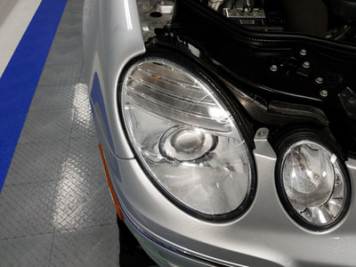 Mercedes Lights - XPEL Clear Bra Protection - Palm City